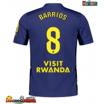 Camisa de Futebol Atletico Madrid Pablo Barrios #8 Equipamento Secundário 2025-26 Manga Curta
